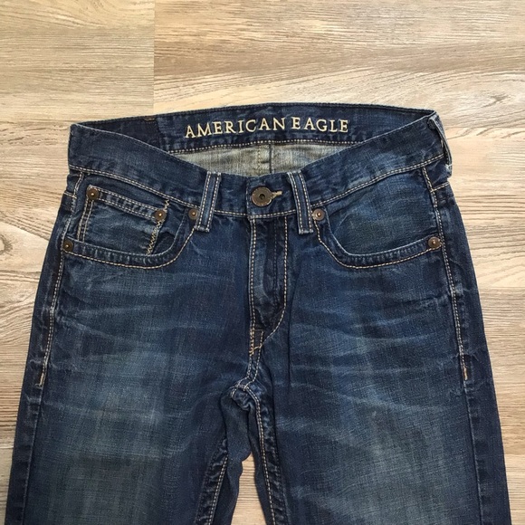 American Eagle Outfitters Low Rise Bootcut Cotton Jeans 32x32 - Picture 6 of 13
